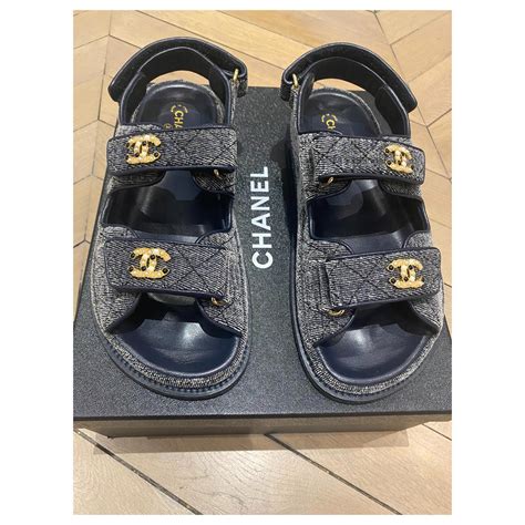 sandali chanel estate 2021|Chanel dad sandals sale.